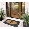 thumbnail image 7 of A1HC Natural Coir Monogrammed Door Mat For Front Door, 23x38, Anti-Shed Treated Durable for Outdoor Entrance, Heavy Duty, Low Profile Door Mat, Easy to Clean, Long Lasting, Front Porch Entry Rug, 7 of 7