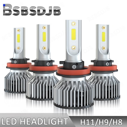 H11 H11 White LED Headlight Kit for 2004-2015 Volvo VNL Semi Truck High Low Beam