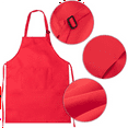 thumbnail image 3 of 32-Piece Children's Apron and Chef Hat Set, Adjustable, with 2-Pocket Kitchen Apron Apron, 3 of 8