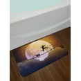 thumbnail image 2 of Adventure Bath Mat, Boy and a Cat Walking on a Rope in Front of the Full Moon Fantastic Imagery Print, Non-Slip Plush Mat Bathroom Kitchen Laundry Room Decor, 29.5 X 17.5 Inches, Multicolor, Ambesonne, 2 of 2