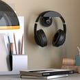 thumbnail image 6 of Not Drill Wall Mount Headphone Holder Rack With Strong Adhesive Secure Storage Bracket For Headsets Display Hooks, 6 of 8