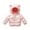 Pink, variant on Hpgjzj Winter Coats Puffer Padded Jacket for Toddler Boys Girls Kids Light Outwear Cute Bear Ears with Hoods Clothing