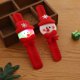 thumbnail image 4 of 4 Uds. Pequeño regalo de Navidad luminoso para niños con luces regalo creativo de Navidad anciano muñeco de nieve Pat anillo Pat pulsera, 4 of 5