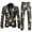 #01-Black, variant on Men's Christmas Reindeer and Tree Print Suit Set Blazer and Pants Holiday Party Outfit for Christmas New Year Stage Performance