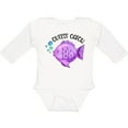 thumbnail image 3 of Inktastic Cutest Catch Cute Purple Fish Boys or Girls Long Sleeve Baby Bodysuit, 3 of 5