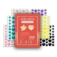 thumbnail image 1 of liraijei 168/216/240/252 Pcs Patch Anti-Acné Coloré Patch pour Boutons Coloré Mixte T4I0, 1 of 1