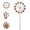D001- Style A, variant on Yard Decorations Outdoor Rustic Dandelion Metal Garden Stakes Outdoor Patio Decor Backyard Flower Garden Accents Weathered Metal