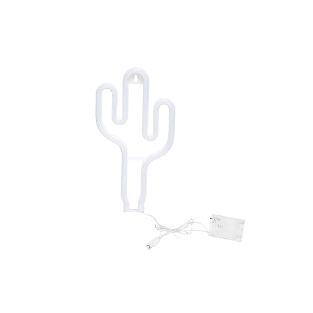 Forma De Cactus Luz De Neón Led Verde Letrero De Neón Luz De Pared Decoración Ambiente Luces De Neón Usb Y Batería Lámpara De Noche Led Iluminada Para El Hogar Habitación De Los Niños Bar Fiesta Boda Methold HA021992-00