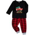 thumbnail image 3 of Louist Family Matching Christmas Pajamas Set Sleepwear Jumpsuit Hoodie with Hood Matching Holiday PJ's for Family (Black-Women/XL), 3 of 8