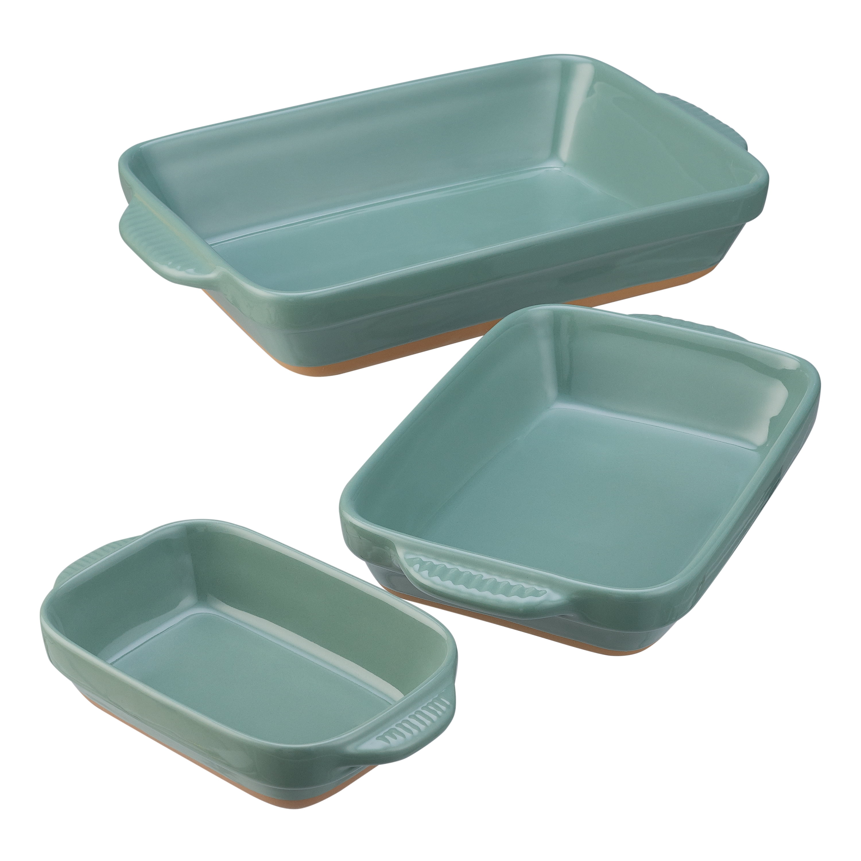 Better Homes & Gardens Parker Casserole Baking Dish, Set of 3, Multiple Colors