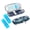 B_Blue Camellia, variant on SUNMON Insulin Cooler Travel Case with 2 Cooler Ice packs, Small EVA Ozempic Travel Bag Freezer Diabetic for Cooling Insulation, Epi Pen Carrying Bag (Blue Camellia)