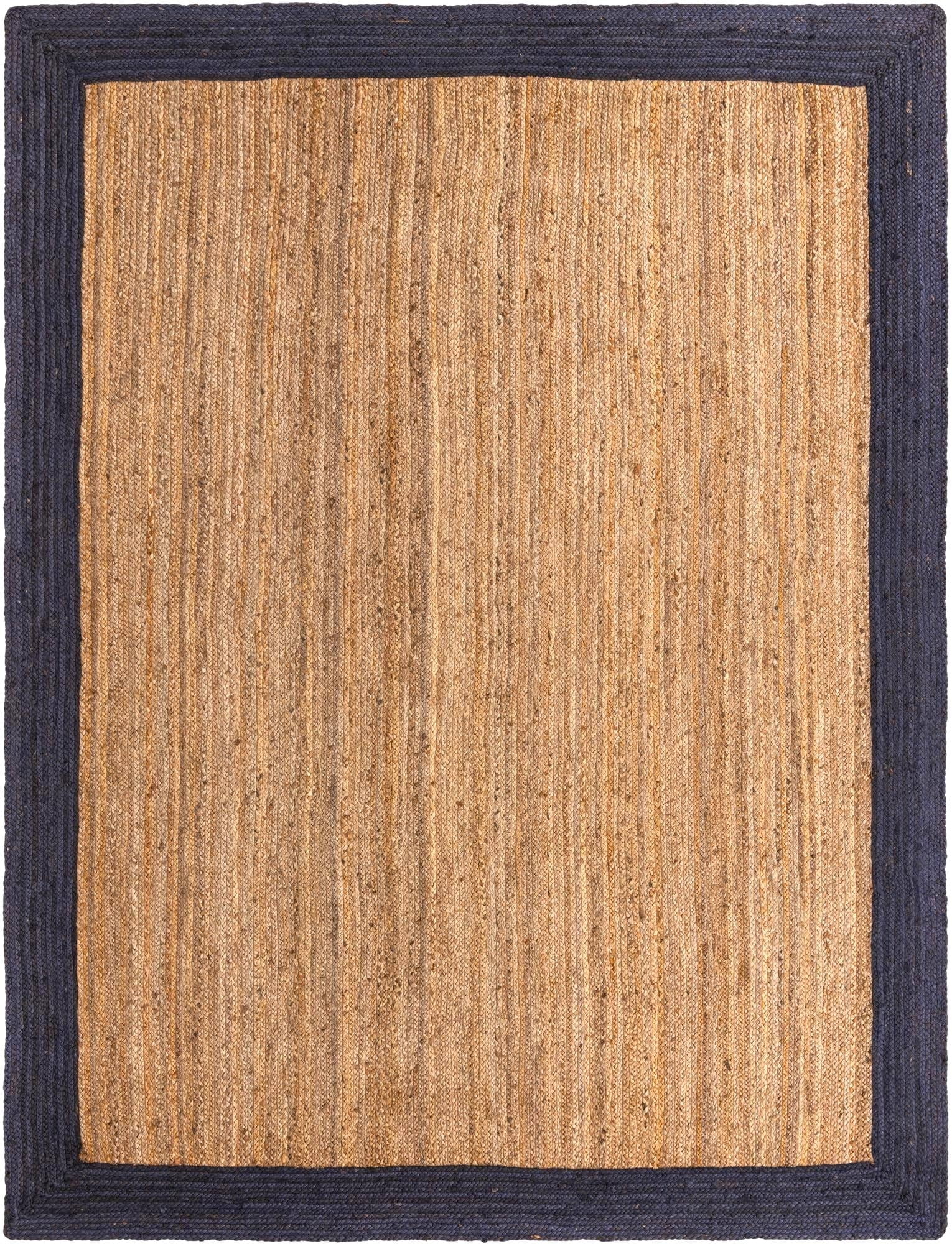 Handwoven Natural Jute Area Rug – Eco-Friendly, Durable & Stylish Floor Décor Rug, Rural Rugs Size - 4 x 4 Feet Square (120 cm x 120 cm)