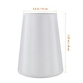 thumbnail image 2 of AURARMLET Decorative White Lampshade for Table Lamp Semi Circular Design Easy to Install, 2 of 7