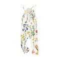 thumbnail image 6 of Odeerbi 5-14 Years Kids Girls Summer Jumpsuit Floral Print Camisole Romper Casual Overalls Bib Overall Pantss with Pockets, 6 of 6