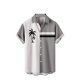 thumbnail image 1 of Camisas casuales de manga corta estilo hawaiano de moda de verano para hombres Pompotops  oipoqjl45432, 1 of 5