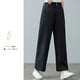 thumbnail image 4 of Pantalones de lino con cintura elástica para mujer, pantalones holgados informales de verano, 95 % algodón, bolsillos laterales, tallas M-XXL, para múltiples ocasiones, 4 of 8