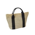 thumbnail image 2 of NexTorq Large Straw Tote Bag Raffia Summer Shoulder Bag Woven Handbag Beach Vacation Travel Purse For Women, Black, 2 of 7
