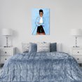thumbnail image 2 of Wynwood Studio Canvas Spanish Coattail Fashion and Glam Portraits Wall Art Canvas Print Blue Light Blue 24x36, 2 of 3