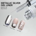thumbnail image 2 of Esmalte de uñas en gel GAOY cromado plateado, 8 ml, efecto espejo 3D, 2 of 6