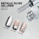 thumbnail image 2 of Esmalte de uñas en gel GAOY cromado plateado, 8 ml, efecto espejo 3D, 2 of 6