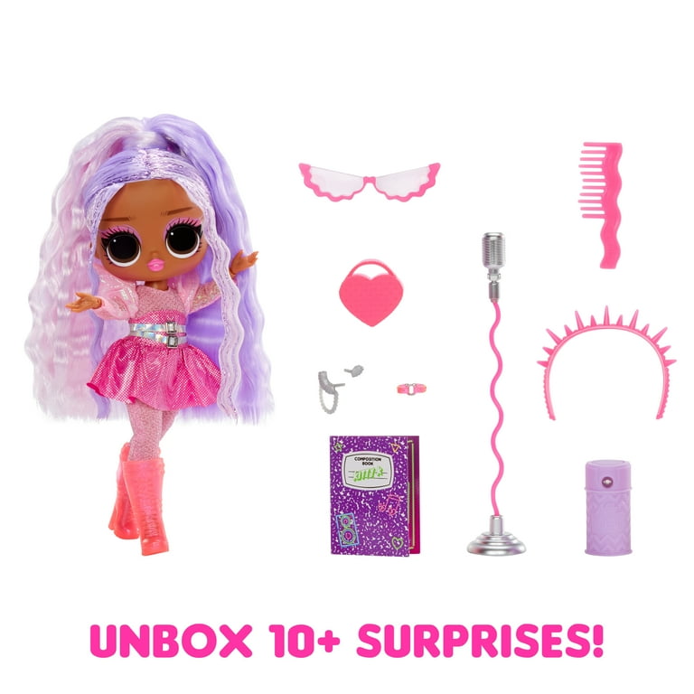 LOL Surprise Tweens Neon Pop Stars Kitty K Fashion Doll with Black
