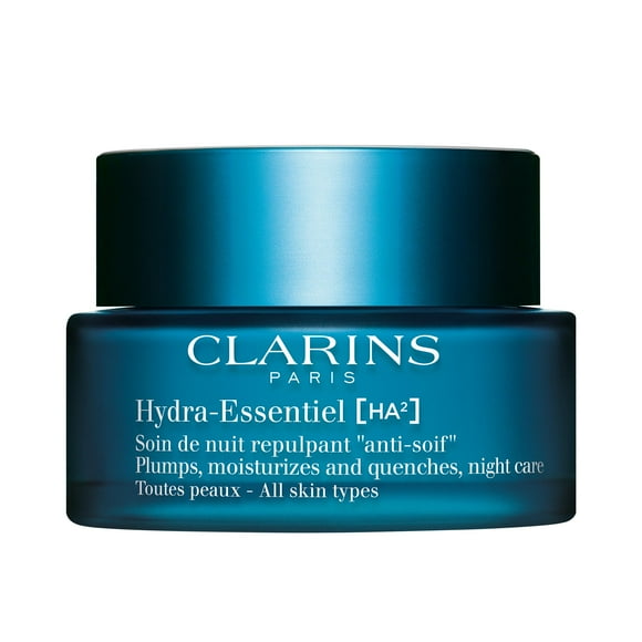 Hidratante de noche Hydra-Essentiel de Clarins para mujeres - Hidratante de 1,7 oz