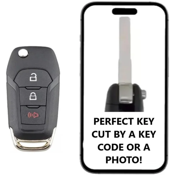 Key Cut Service Remote Flip Key for Ford F150 2015 - 2024