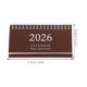 thumbnail image 3 of 3pcs Mini Desk Calendar: Coil Binding Month Planner For Office Home And School - Calendar For Time Management And Decoration, 3 of 3