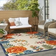 thumbnail image 4 of Nourison Aloha Indoor/Outdoor Multicolor 3'6" x 5'6" Area Rug, (4x6), 4 of 9