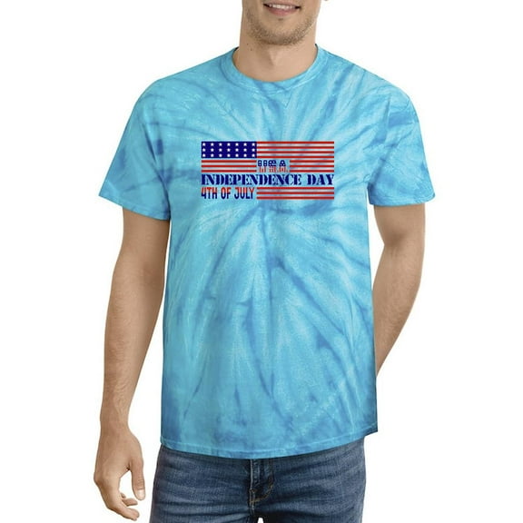 Independence Day 4Th Tie Dye Cyclone Men -Image by Shutterstock, Male Medium
