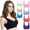 thumbnail image 6 of Saient Plus Size Bras For Women Seamless Bralette Push Up Brassiere Vest 4XL 5XL 6XL, 6 of 8