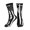 1 Black, variant on Athletic Socks Lineman Flag Sport Running Calf Socks Crew Socks for Men Women