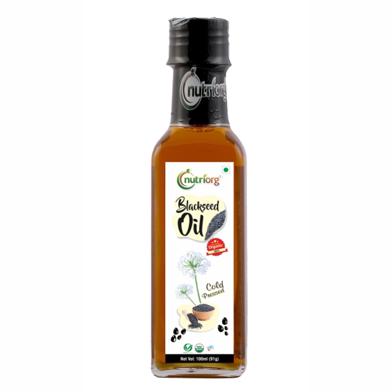 Certified Organic Blackseed Oil 3.3814 oz (100ml)