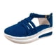 thumbnail image 3 of Bmisegm Hot Sandals Women Teen Slippers for Girls Beach Sandals Girls Sandals Women Sandals Platform Sandals Womens Sandals Summer Blue 9.5, 3 of 4