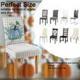 thumbnail image 5 of 4 Pcs Fall Chair Covers for Dining Room, Thanksgiving Stretch Removable Dining Chair Cover Set of 4, Autumn Pumpkin Truck Chair Slipcovers Seat Protector for Fall Restaurant Decor, 5 of 6