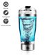 thumbnail image 5 of Coctelera eléctrica para proteínas, botella mezcladora, 450 ml, taza mezcladora de vórtice automática portátil, botella de mezcla de proteínas a prueba de fugas, carga USB (batería incorpora, 5 of 5