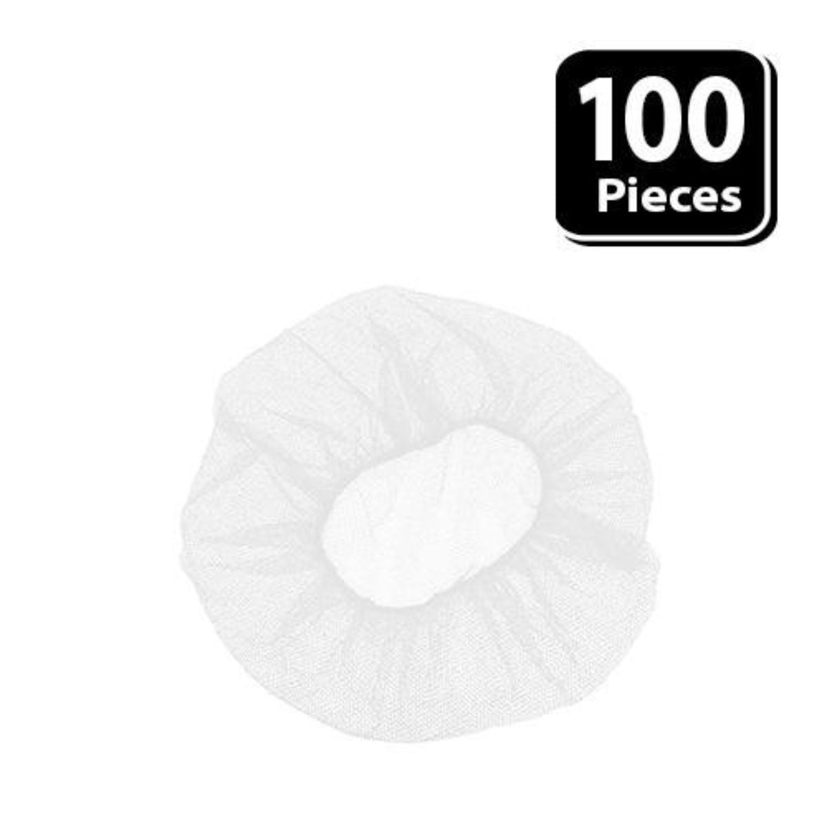 White Restaurant Medical Sleep Nylon Hair Net Cap 100 Pieces 