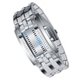 thumbnail image 3 of Reloj Binario Para Hombres Reloj Binario Binario Digital Reloj Binario Con Luz De Fondo Azul Movimiento De Cuarzo Japonés 50m Resistente Al Agua Para Hombres Padres Novios, 3 of 7