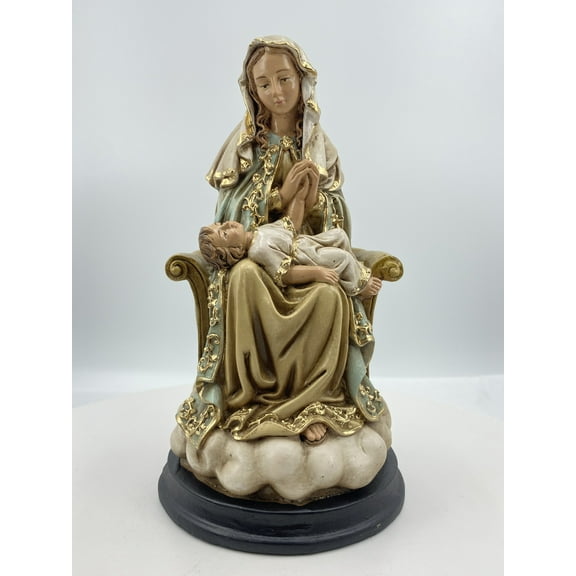 The Faith Gift Shop Our Lady of Divine Providence is Made in Colombia to Resin Great Gifts of Faith and Devotion for Friends and Family Members.
