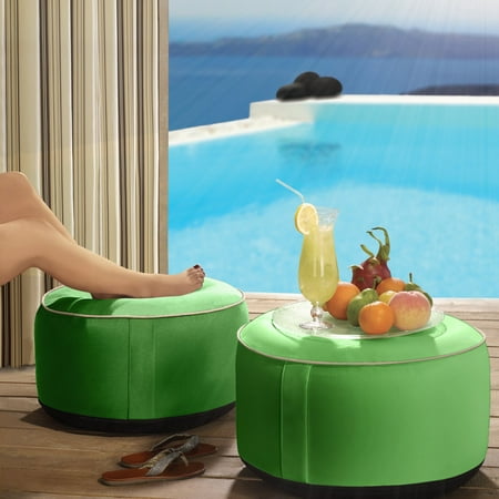 Outdoor Decor Splash N Dash 21 in.Inflatable Indoor / Outdoor Pouf