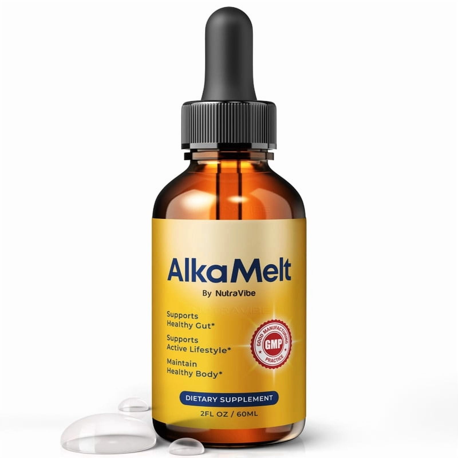 AlkaMelt Drops – Natural Daily Liquid Formula Designed to Align with Fitness Goals, Support an Active Lifestyle & Body Balance | Just a Few Drops for a Fit-Focused Routine (30 Servings)