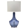 thumbnail image 3 of SAFAVIEH Mercury 34.5 in. H Solid Glass Table Lamp, Blue, 3 of 7