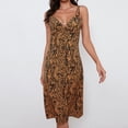 thumbnail image 4 of Qiopertar Jupe Imprimée Épice Col en V pour Femmes Robe Slim en Solde Livraison Gratuite à Moins de 5$ jusqu'à 90 % de Réduction, 4 of 8