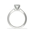 thumbnail image 2 of 1.00 Carat Brilliant Oval Cut Genuine Diamond Solitaire Wonderful Ring for Ladies Solid 14K White Gold Size 10.5, 2 of 6