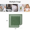 thumbnail image 4 of Green Retro Greek Key Cloth Napkins, Geometric Greece Ancient Rustic Washable and Reusable Dinner Napkins Set of 8, Table Napkin for Kitchen Party Birthday Wedding Hotel Housewarming 20"x20", 4 of 8