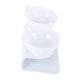 thumbnail image 5 of Recipiente para mascotas Sincero duradero para gatos y perros con Rejilla de almacenamiento blanco, 5 of 10
