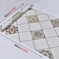 thumbnail image 5 of 1pc Peel And Stick Wallpaper Tile, Moroccan Tile Cover Up Stickers PVC Contact Paper For Floors Waterproof Wear-resistant Wall Tiles For Bathroom Walls Kitchen Back Splash Vinyl Flooring Roll Floor, 5 of 5