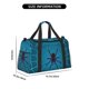 thumbnail image 3 of Balery Spider And Cobweb Bolsa de Gimnasio para Mujeres, Bolsa de Viaje con Bolsillo Húmedo, Bolsa de Fin de Semana para Mujeres, Bolsa de Viaje Resistente al Agua, 3 of 7