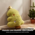 thumbnail image 4 of Abbraccia Cojín de Peluche Navideño INS, Santa, Reno, Árbol, Decoración Sofá Cama, Rojo, Aleatorio, 4 of 6