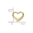 thumbnail image 2 of 10k Gold Floating Love Heart Pendant Necklace 2-d Pendant for Women - .3 Grams, 2 of 2